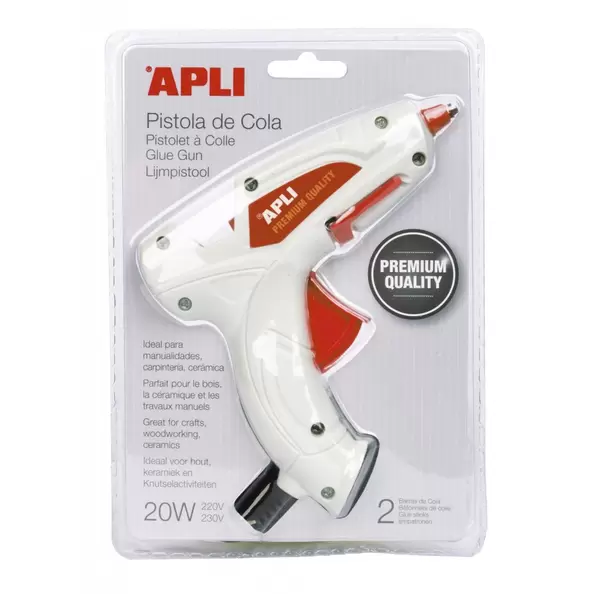 PISTOLA DE COLA 20W PREMIUM   2 BARRAS