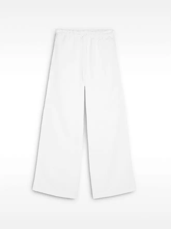 Trousers in a linen and lyocell blend