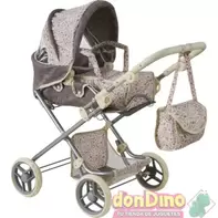 Coche capota con bolso flores