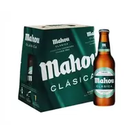 Cerveza Rubia Clásica Botellín 6 x 250ML