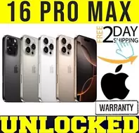 APPLE IPHONE 16 PRO MAX 256GB 512GB (FACTORY UNLOCKED) NEVER ACTIVATEDSEALED