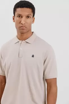 Basic piqué polo shirt