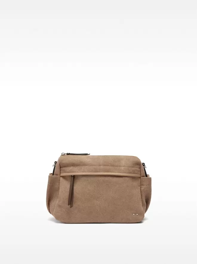 Canvas crossbody bag
