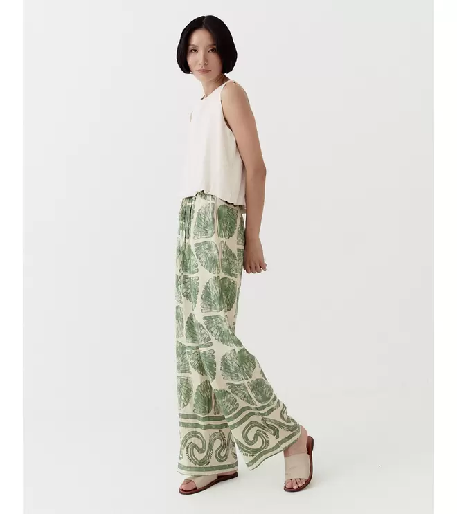 PANTALÓN FLUIDO ESTAMPADO