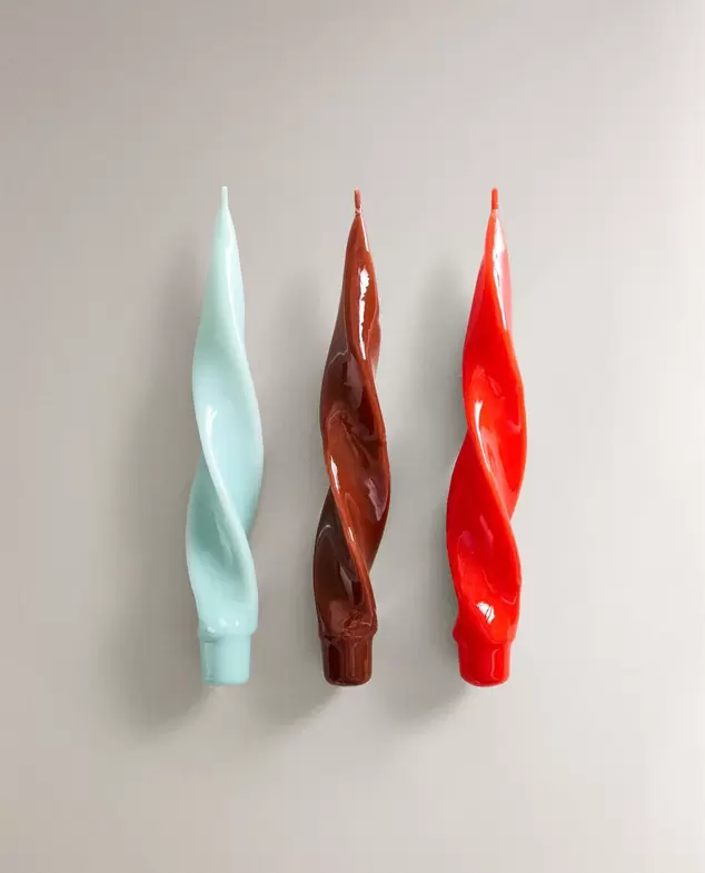 PACK VELAS ESPIRAL (PACK DE 3) X COLLAGERIE