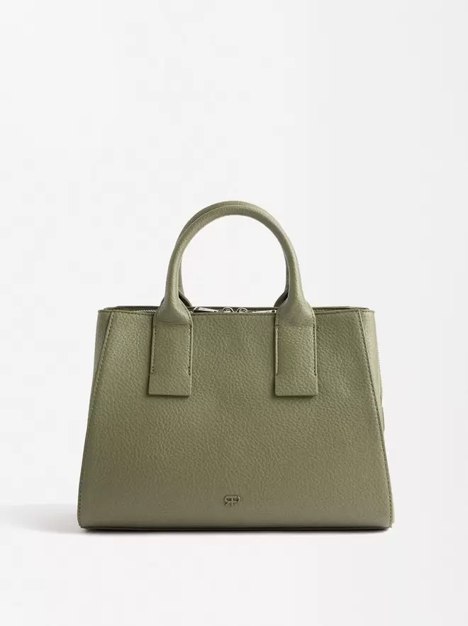 Tote bag with texture