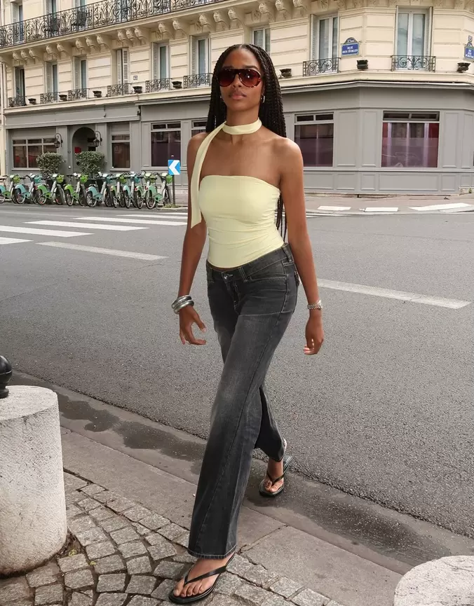 Top bandeau pañuelo