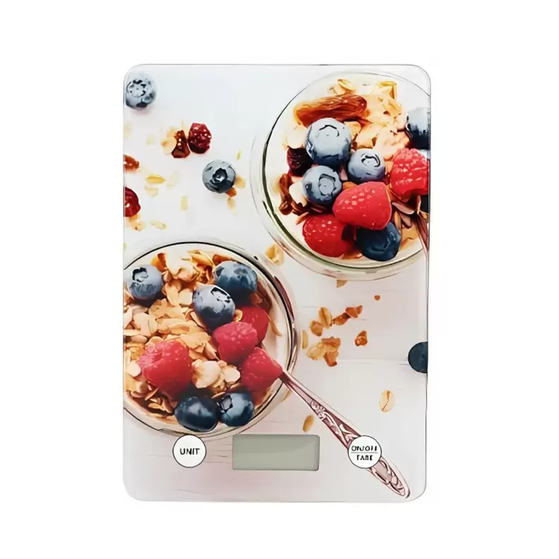 Báscula de cocina digital 5kg vidrio templado