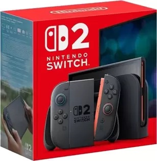 Switch 2 Consola, 256GB + Negro Joy-Con 2, (Sin DLC) Caja
