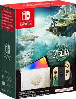 Nintendo Switch, OLED 64GB Legend of Zelda + Joy-Con Dorado, Caja