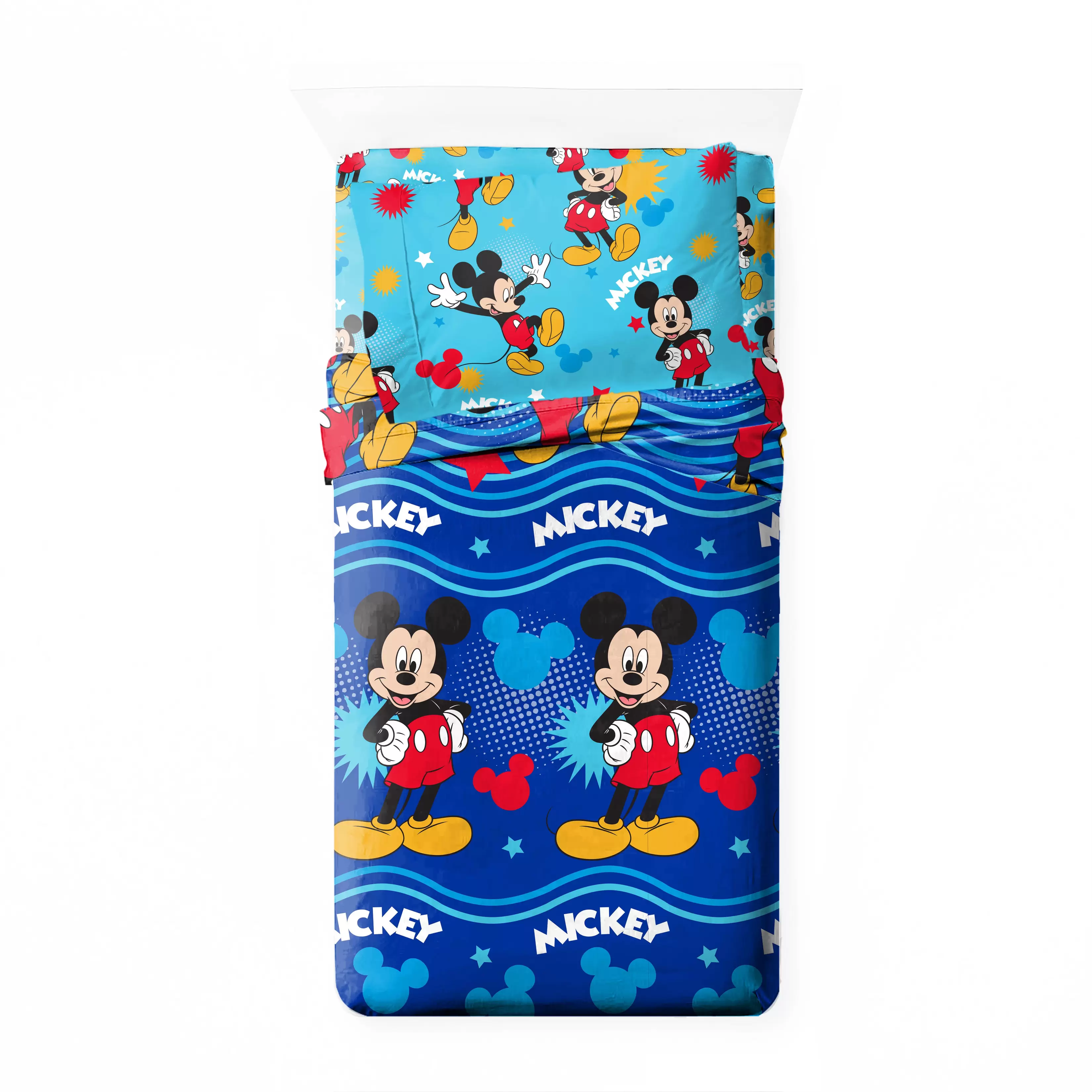 Juego de sábanas mickey and friends 3p