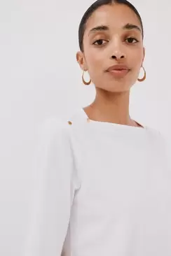 Essential boat neck T-shirt