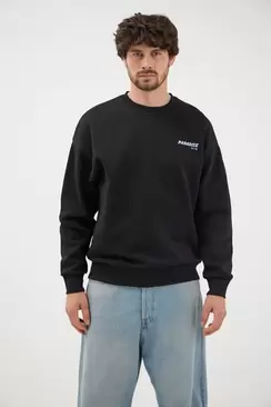 Sudadera oversize backprint