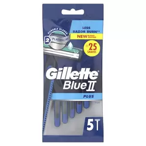 Gillette Blue II Plus 5 Uds