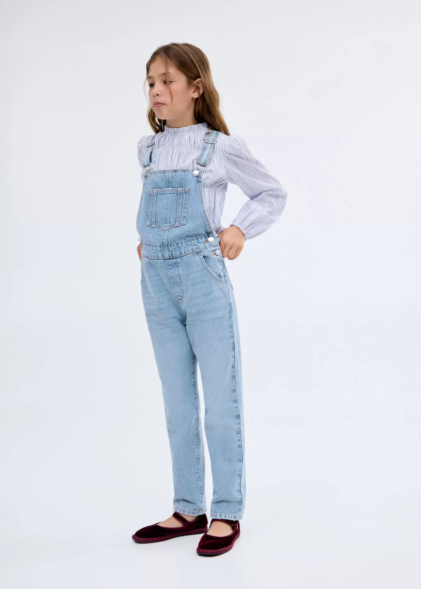 Peto denim largo