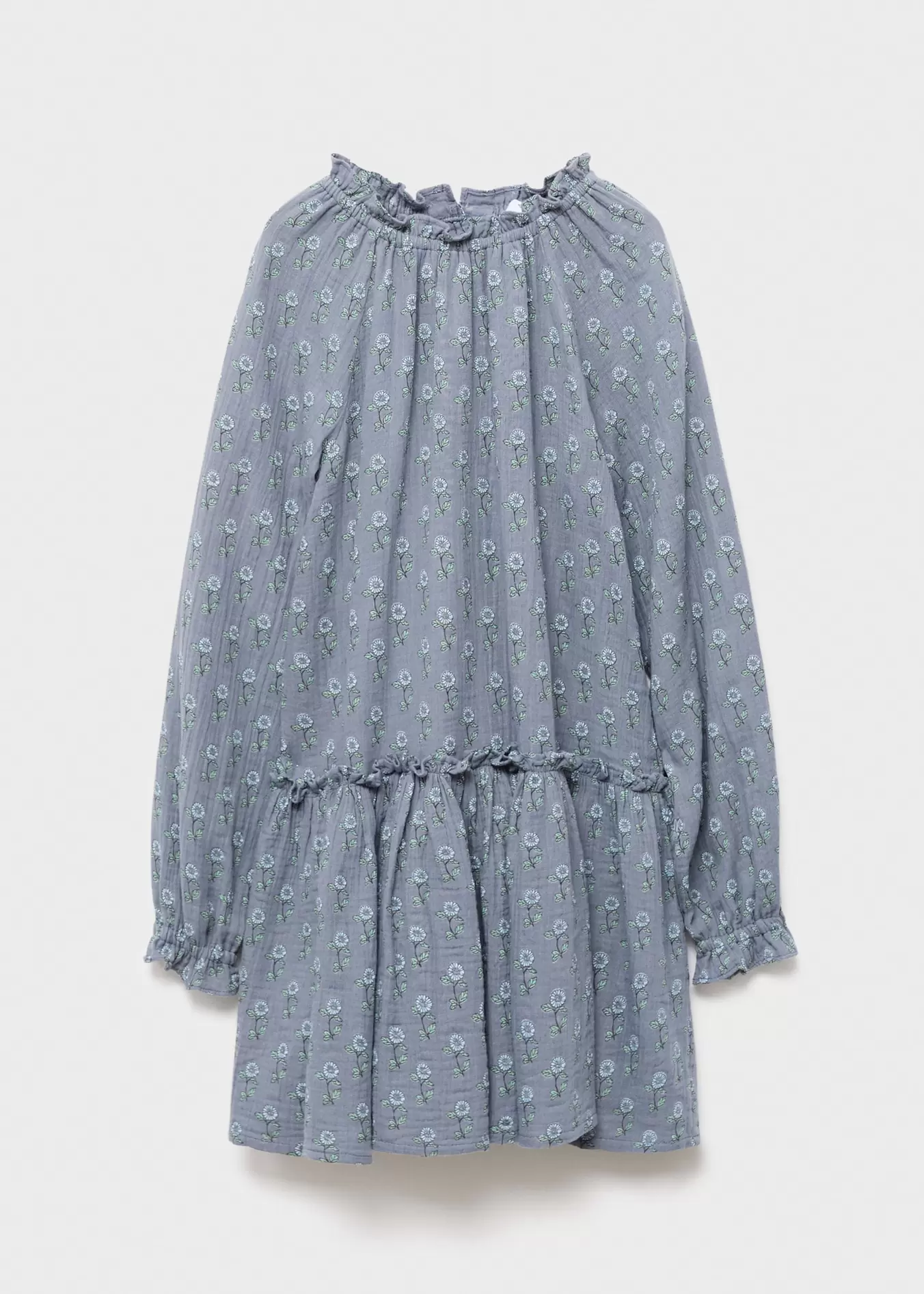 Vestido floral volante