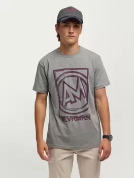 CAMISETA LOGO GRIS