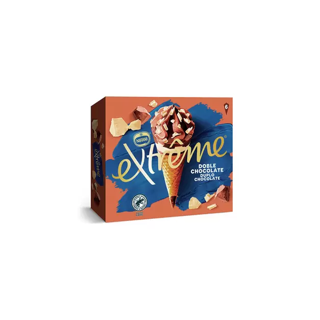 Cono Extreme doble Chocolate (pack de 6uds)