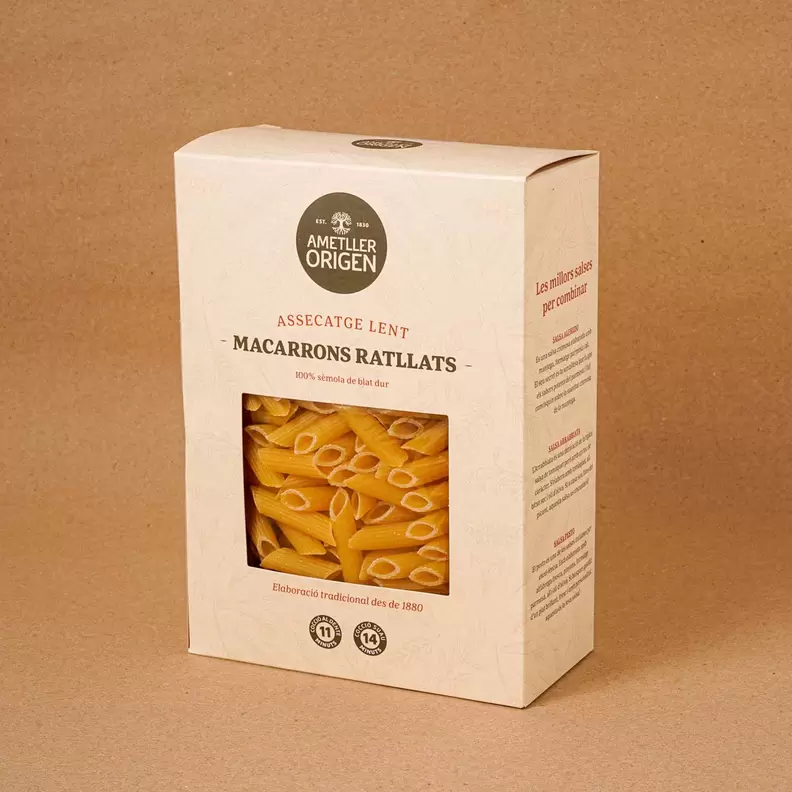 Macarrons Ratllats Ametller Origen 500 g