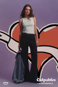Jeans cuadros negros