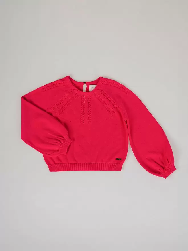 JERSEY DE PUNTO CANESÚ OCHOS ROSA
