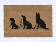 FELPUDO COCO 3 PERROS 40X60