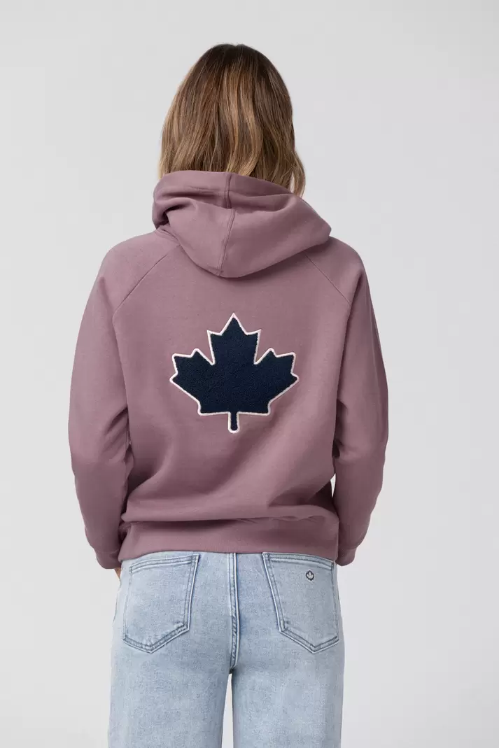 SUDADERA CAPUCHA HOJA