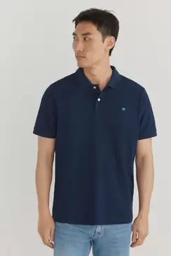 Basic piqué polo shirt