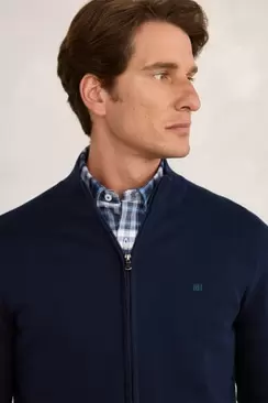 Cardigan Cremallera Logo