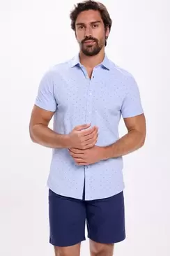 Camisa Piqué estampada