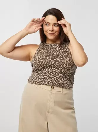 Camiseta sin mangas con sisas americanas