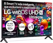 LG 43UA73006LA - TV 43", UHD 4K, WebOS 25, Ultimate IA, HDR10 Pro, Super Upscaling, Dolby Digital Plus, Google Assistant, ...