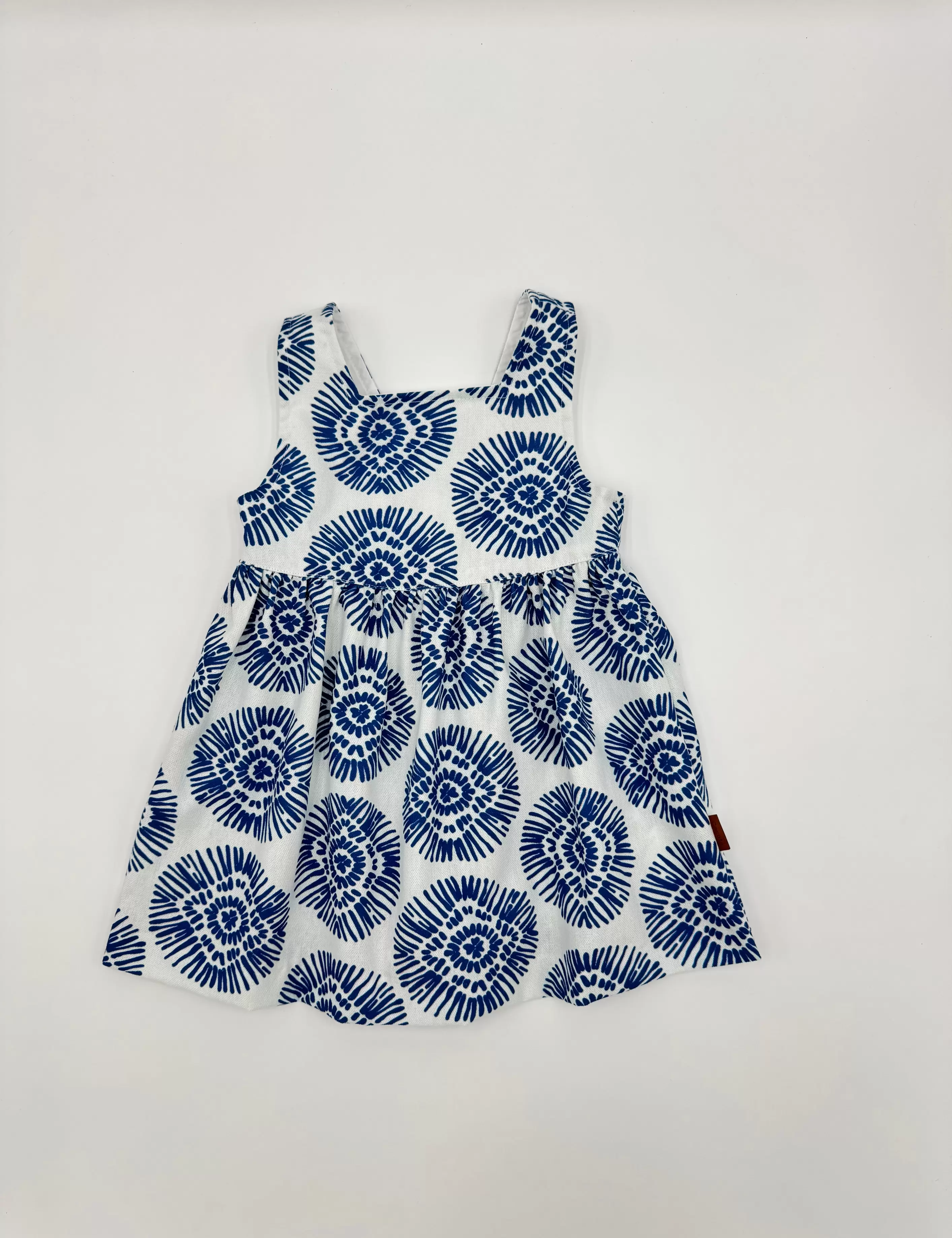 Vestido boho azul niña
