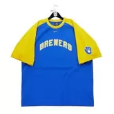 Segunda Vida - Camiseta Milwaukee Brewers MLB Homens - Em muito bom estado
