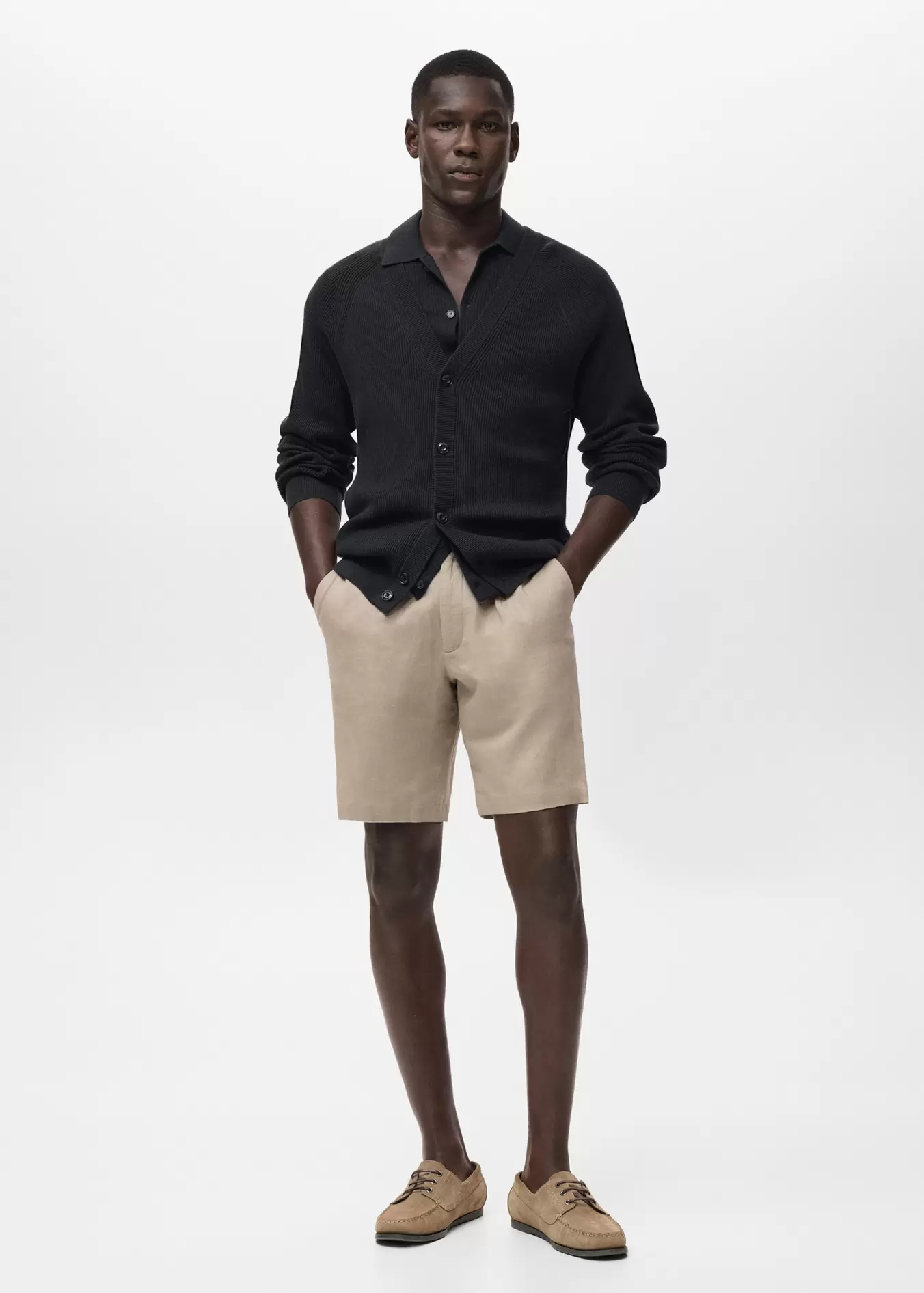 Bermudas lino algodón