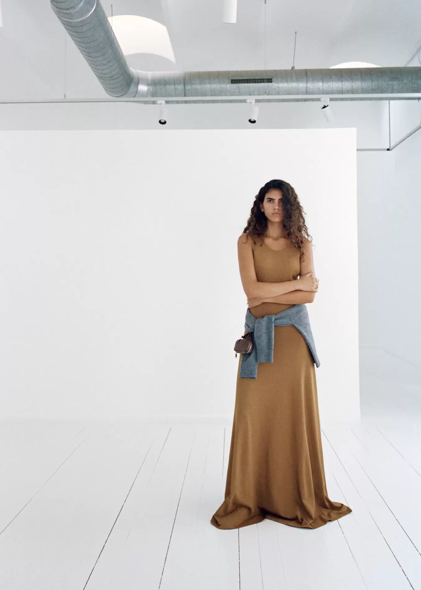 Vestido punto largo
