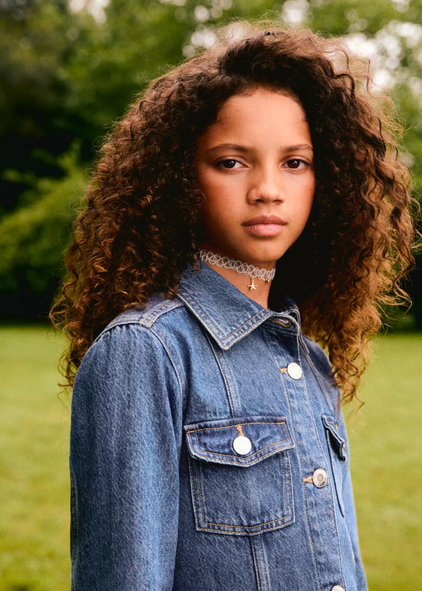 Vestido denim corto