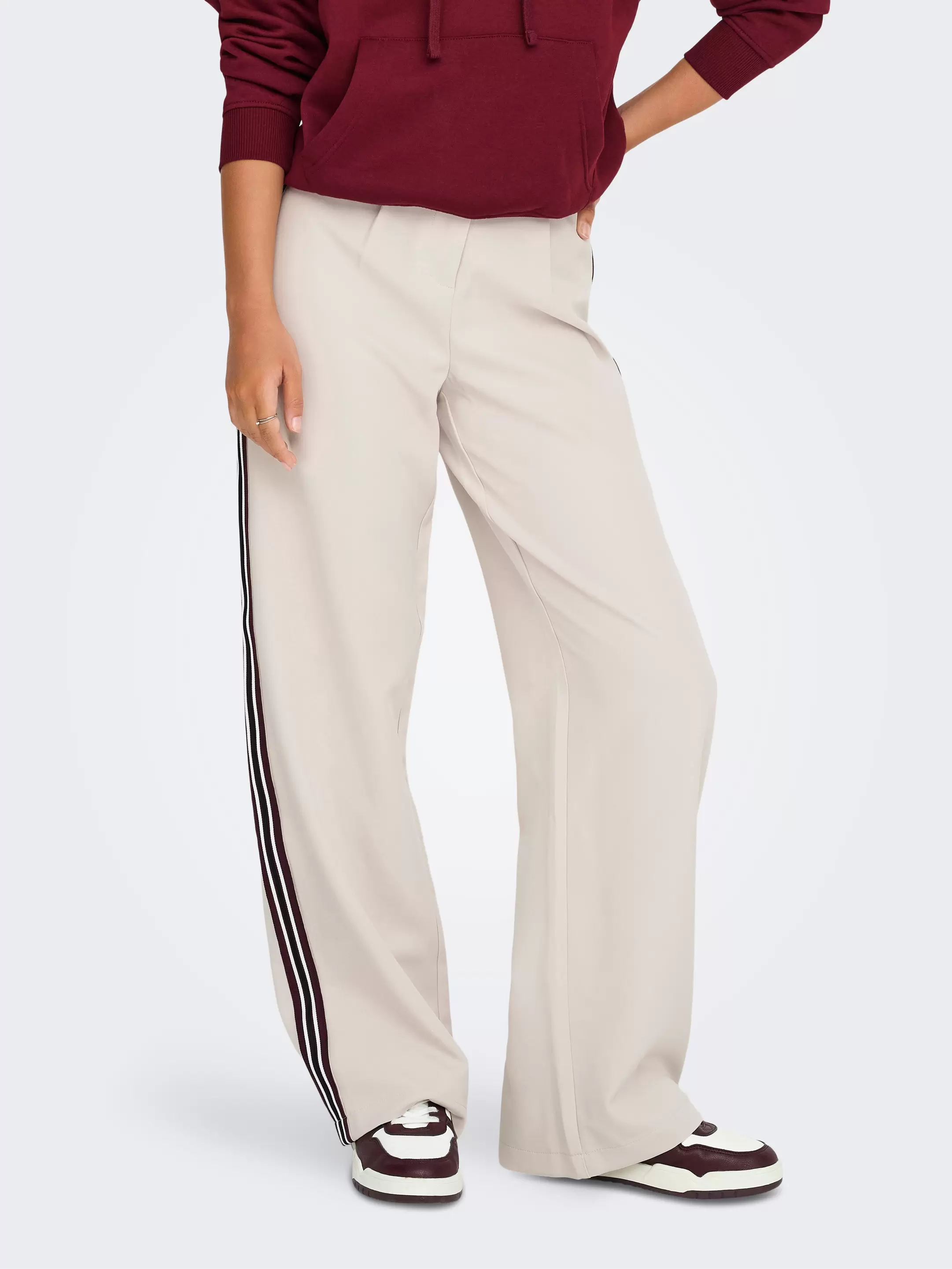 ONLKIRA-MELLIE Corte wide leg Pantalones de pernera ancha