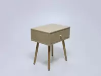 MESILLA AUXILIAR CON CAJON NATURAL 30X40X47