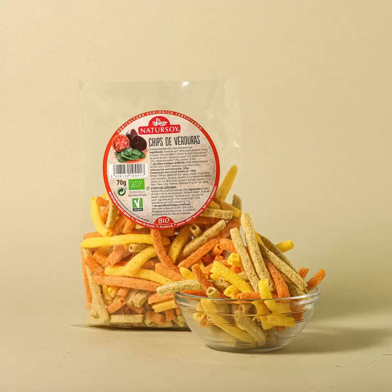 Xips de verdures Natursoy 70g