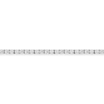 Pulsera de oro blanco de 9K con diamantes creados de 0,54 ct.