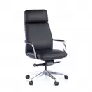 Sillón de oficina ejecutivo Prestige, piel natural