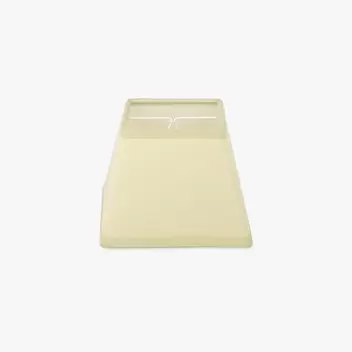 Abatjour cuadrado de seda beige