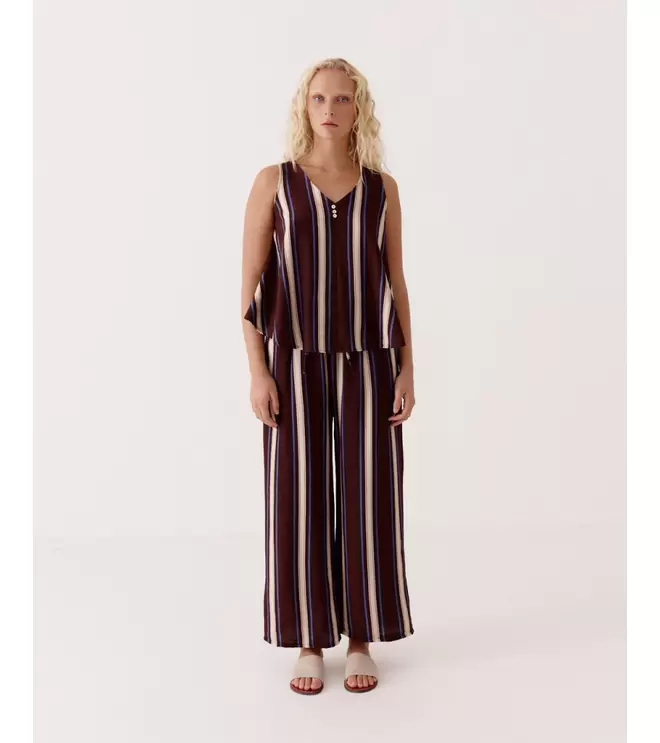 PANTALÓN ANCHO CINTURA ELÁSTICA