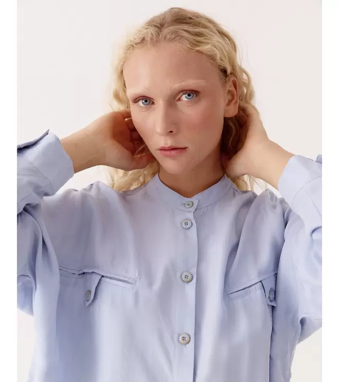 CAMISA CUELLO MAO BOTONES