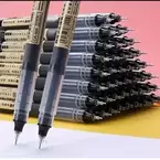 Stylos gel de type illac de haute qualité, stylo à bille liquide droit, papeterie Kawaii, fournitures scolaires et de bureau, écriture, 10 pièces/ensemble