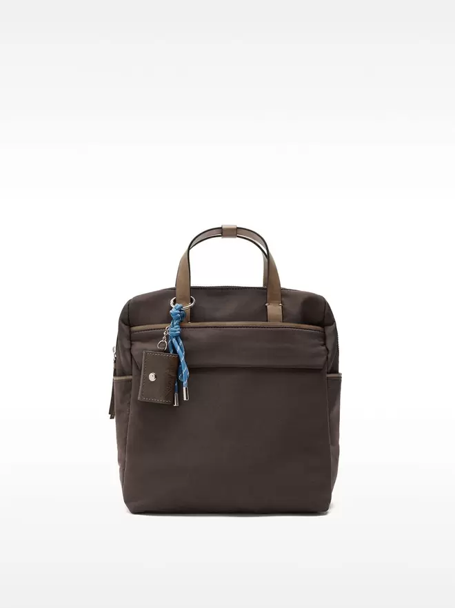 Nylon backpack with pendant