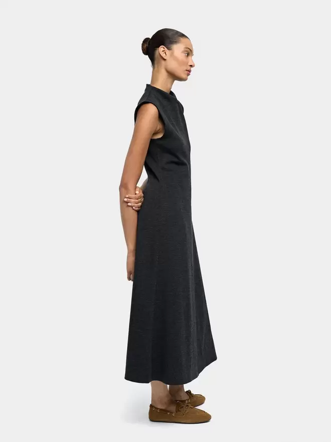 Long flared dress