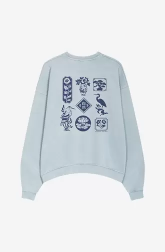 Sudadera Washed Lotus Steel