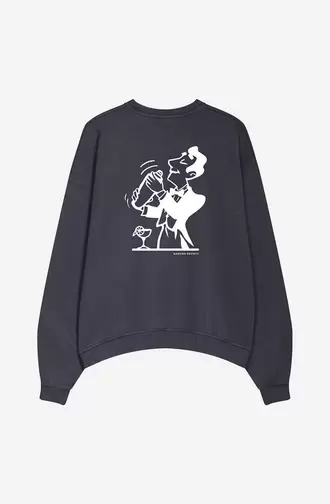 Sudadera Washed Cocktail Man Navy